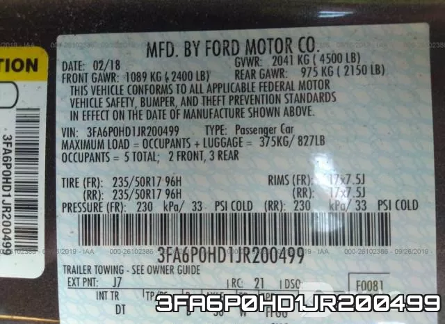 3FA6P0HD1JR200499 фото 10