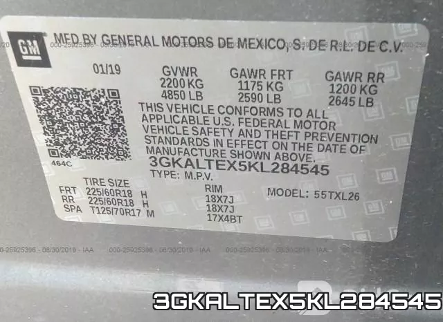 3GKALTEX5KL284545 фото 10