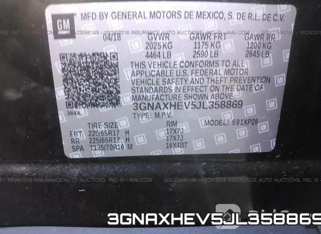 3GNAXHEV5JL358869 фото 7
