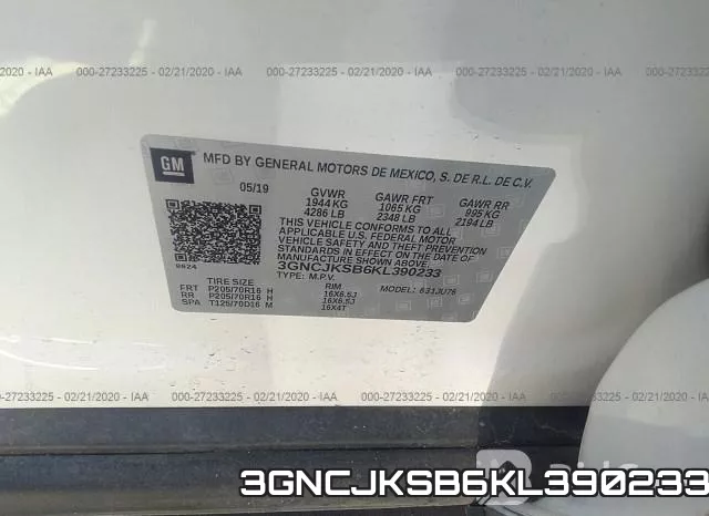 3GNCJKSB6KL390233 фото 10