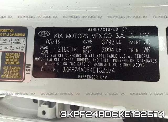 3KPF24AD6KE132574 фото 10