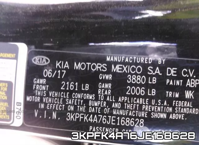 3KPFK4A76JE168628 фото 7