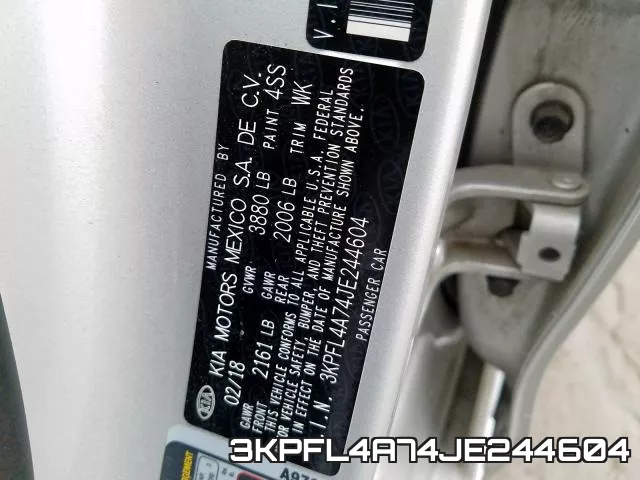 3KPFL4A74JE244604 фото 2