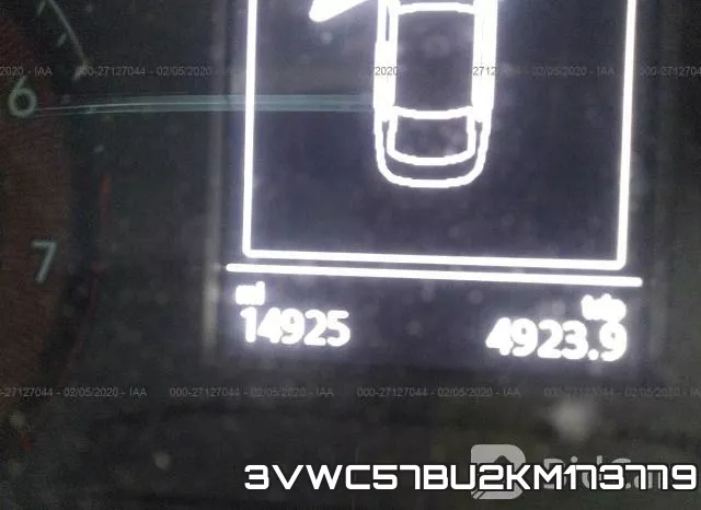 3VWC57BU2KM173779 фото 7