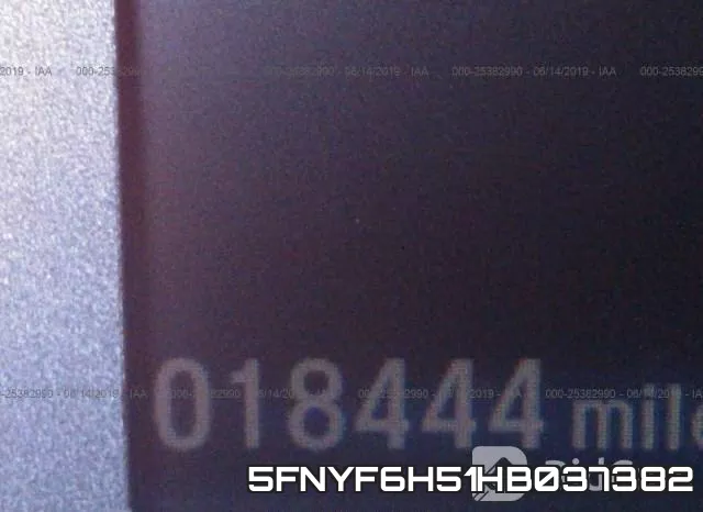 5FNYF6H51HB037382 фото 6