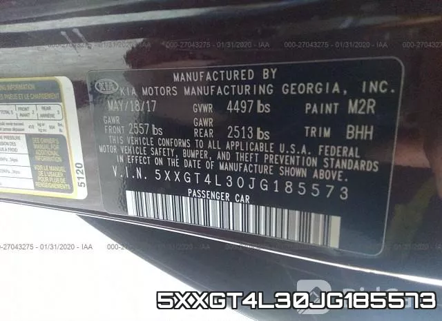 5XXGT4L30JG185573 фото 10