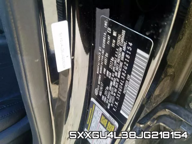 5XXGU4L38JG218154 фото 2