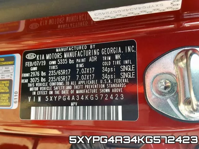 5XYPG4A34KG572423 фото 2
