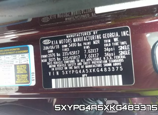 5XYPG4A5XKG483375 фото 10
