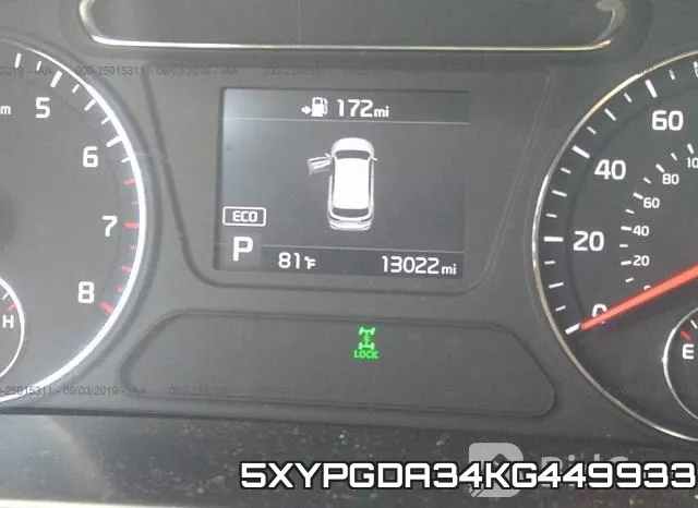 5XYPGDA34KG449933 фото 6