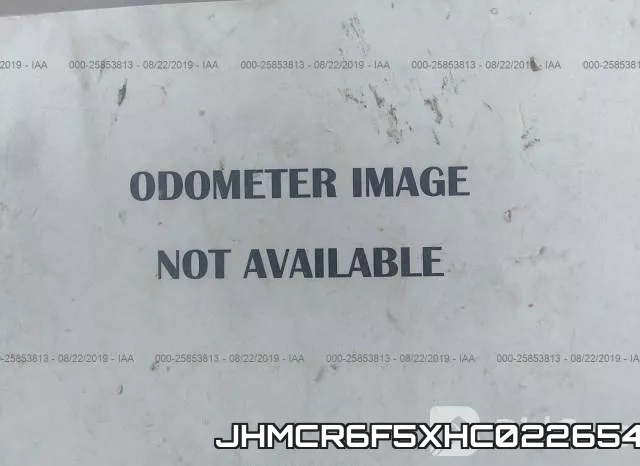 JHMCR6F5XHC022654 фото 3