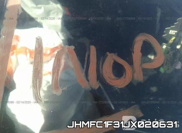 JHMFC1F31JX020631 фото 3