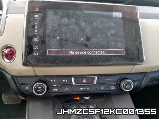 JHMZC5F12KC001355 фото 3