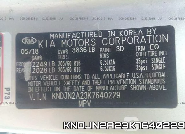KNDJN2A23K7640229 фото 10