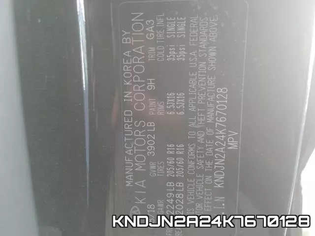 KNDJN2A24K7670128 фото 2