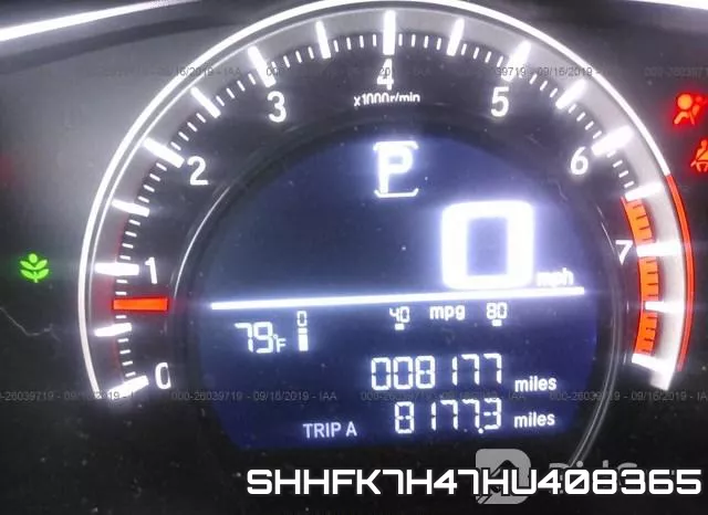 SHHFK7H47HU408365 фото 8