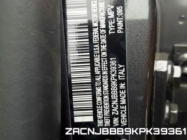 ZACNJBBB9KPK39361 фото 2