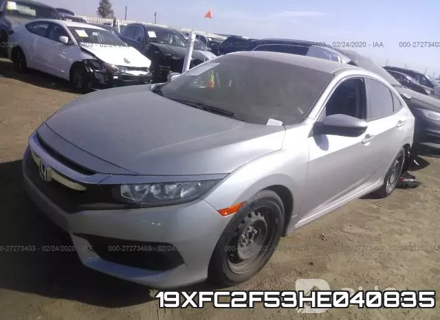 19XFC2F53HE040835 фото 3