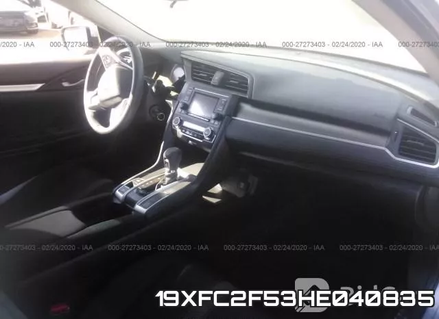 19XFC2F53HE040835 фото 6