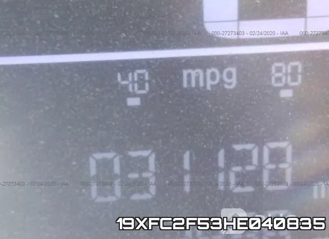 19XFC2F53HE040835 фото 8
