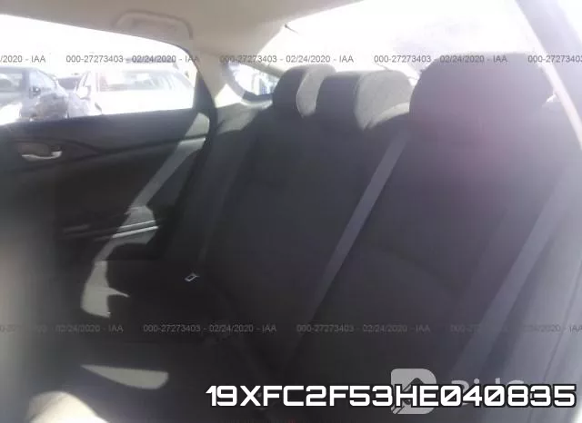 19XFC2F53HE040835 фото 9