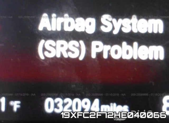 19XFC2F72HE040066 фото 8