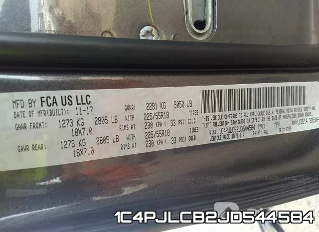 1C4PJLCB2JD544584 фото 10