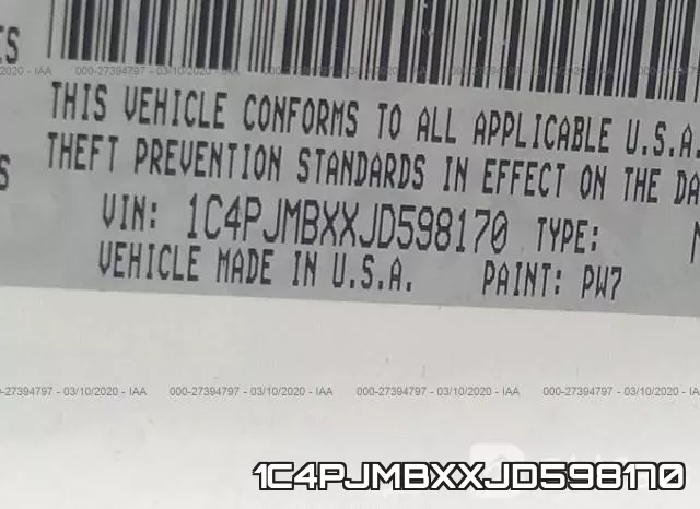 1C4PJMBXXJD598170 фото 10
