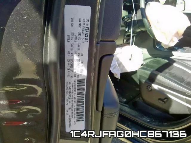 1C4RJFAG0HC867136 фото 2