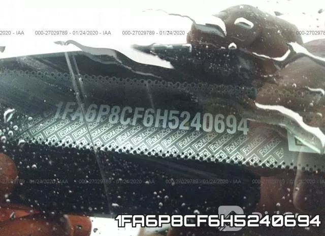 1FA6P8CF6H5240694 фото 10