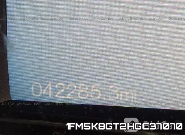 1FM5K8GT2HGC37070 фото 8