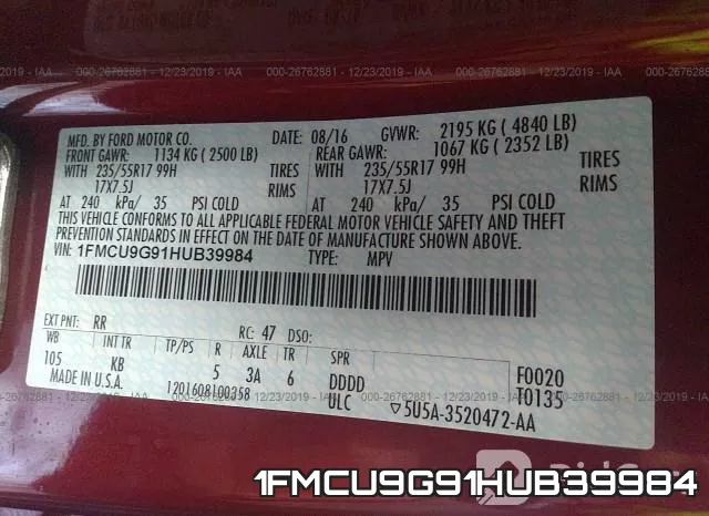 1FMCU9G91HUB39984 фото 10