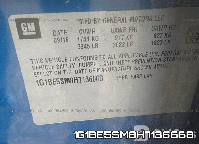 1G1BE5SM8H7136668 фото 10