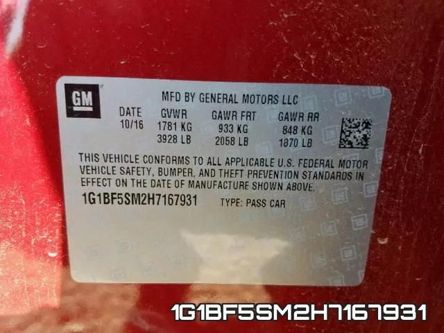 1G1BF5SM2H7167931 фото 2