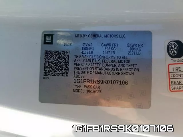 1G1FB1RS9K0107106 фото 2