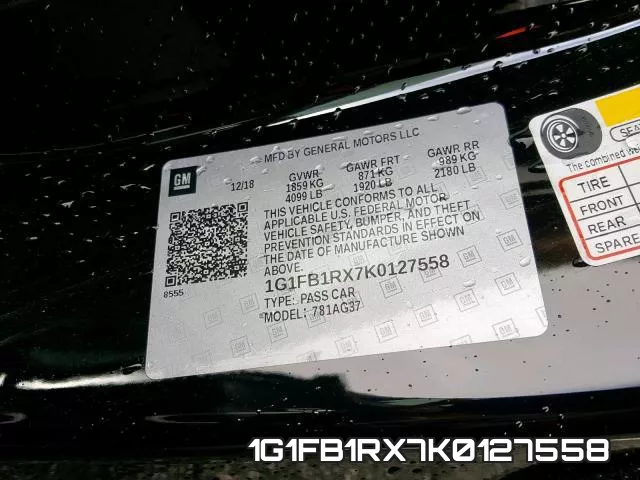 1G1FB1RX7K0127558 фото 2