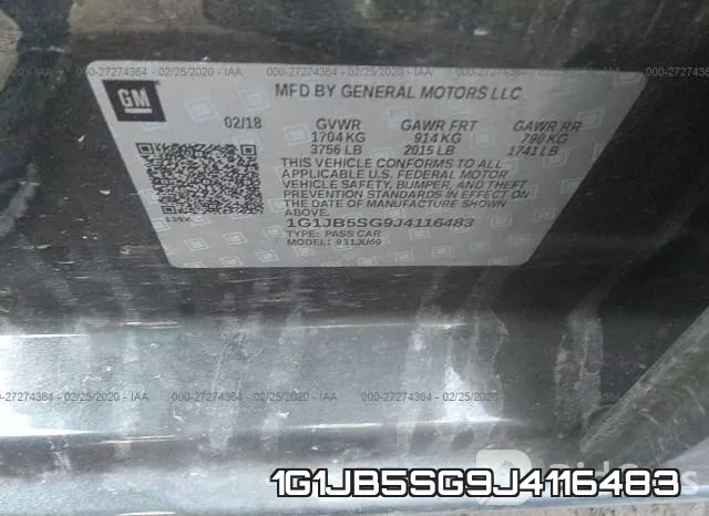 1G1JB5SG9J4116483 фото 10