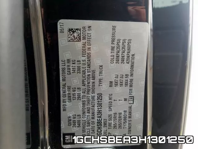 1GCHSBEA3H1301250 фото 2