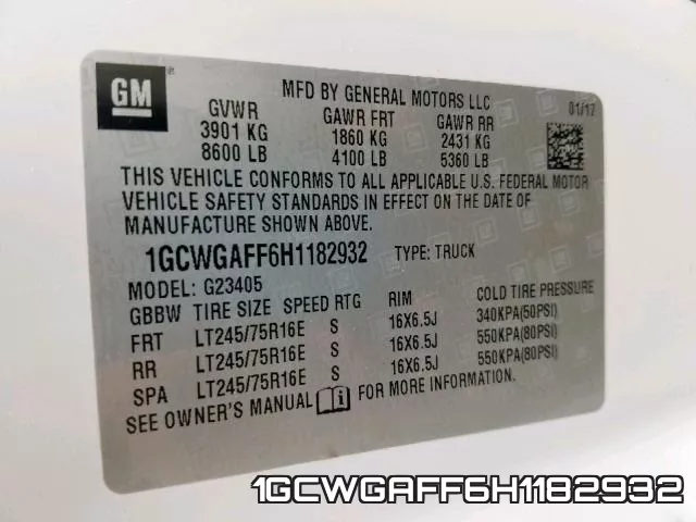 1GCWGAFF6H1182932 фото 2