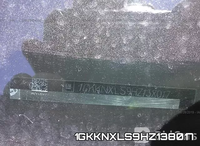 1GKKNXLS9HZ138017 фото 10
