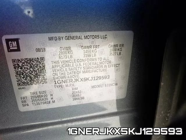 1GNERJKX5KJ129593 фото 2