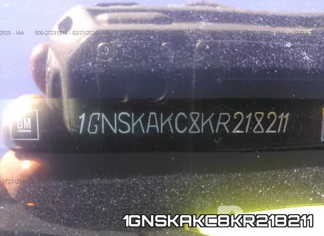 1GNSKAKC8KR218211 фото 10