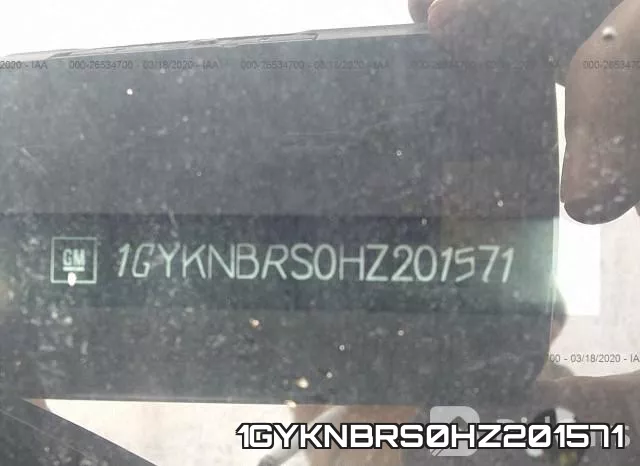 1GYKNBRS0HZ201571 фото 10