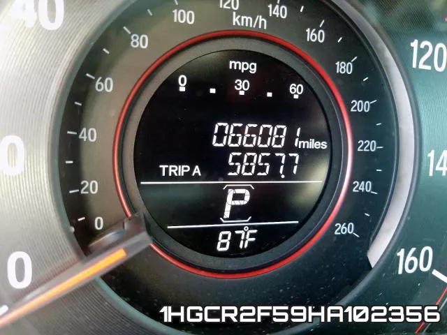1HGCR2F59HA102356 фото 9