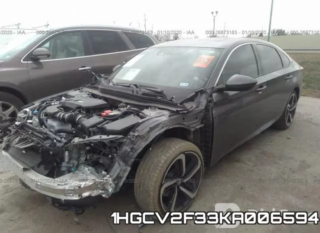 1HGCV2F33KA006594 фото 3