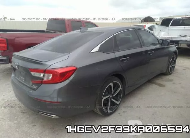 1HGCV2F33KA006594 фото 5