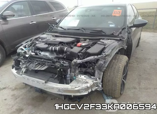 1HGCV2F33KA006594 фото 7
