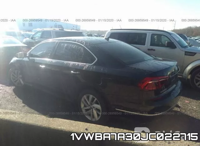 1VWBA7A30JC022715 фото 3