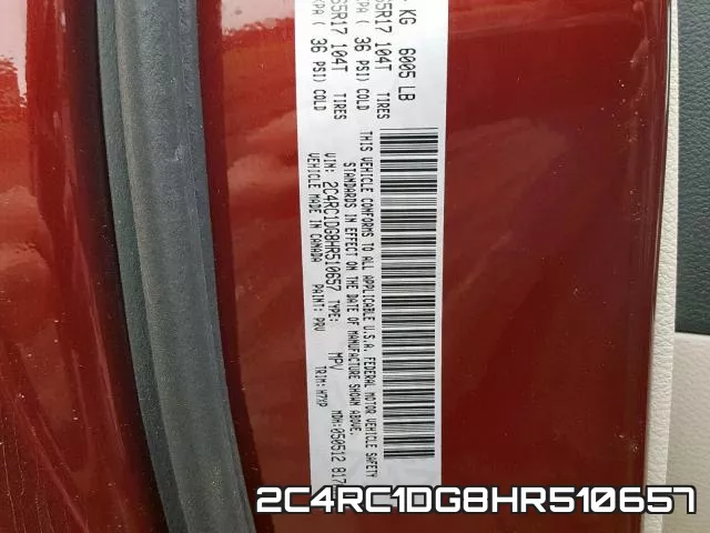 2C4RC1DG8HR510657 фото 2