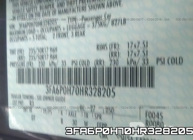 3FA6P0H70HR328205 фото 4